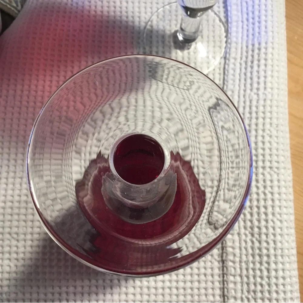Artland Statue Ruby Wine Glasses - Set of (2)